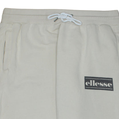 Ellesse Womens Beige Jogger Sweatpants UK 16 Elastic Waist Comfort Fit