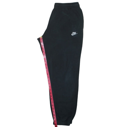 Nike Womens Black Fleece Jogger Sweatpants L Elastic Waist Activewear