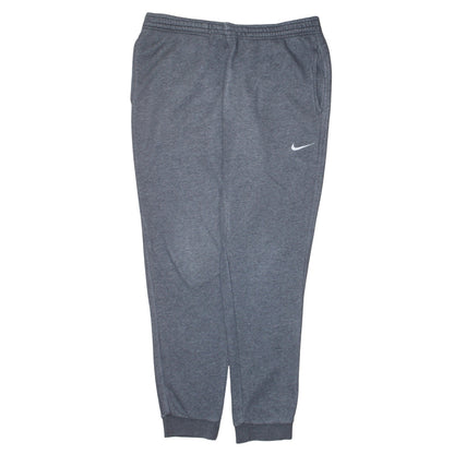 Nike Men’s Grey Jogger Trousers L Regular Fit Cotton Blend