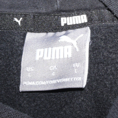 Puma Men's Black Full Zip Hoodie L Sportswear Graphic Fleece