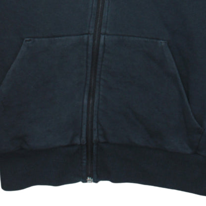 Puma Men's Black Full Zip Hoodie L Sportswear Graphic Fleece