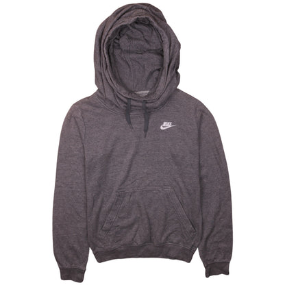 Nike Men's Grey Pullover Hoodie XS Regular Fit Fleece Sweatshirt