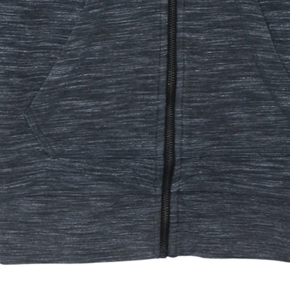 Adidas Women’s Grey Full Zip Hoodie Size 8 Lined Casual Sweatshirt