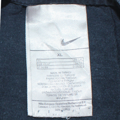 Nike Men's Blue XL Graphic Sports Cotton Crew Neck T-Shirt