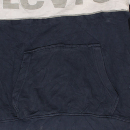 Levi's Men's Blue Pullover Hoodie S Logo Graphic Cotton Sweatshirt