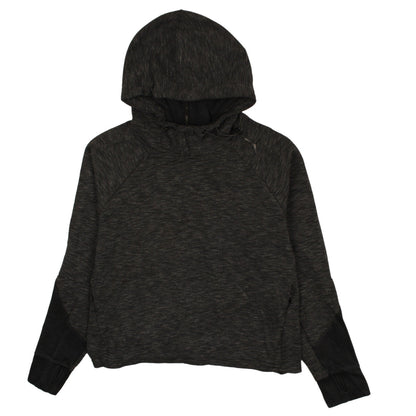 Puma Womens Black Size 10 Hooded Pullover Sweatshirt