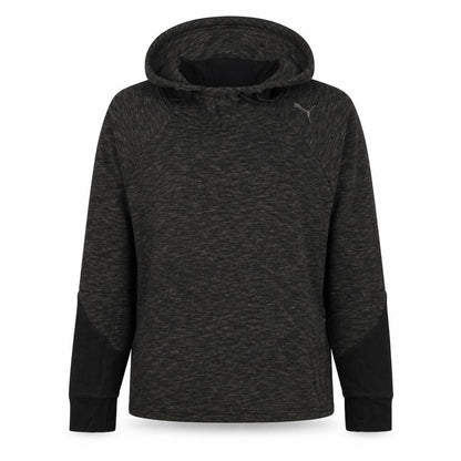 Puma Womens Black Size 10 Hooded Pullover Sweatshirt