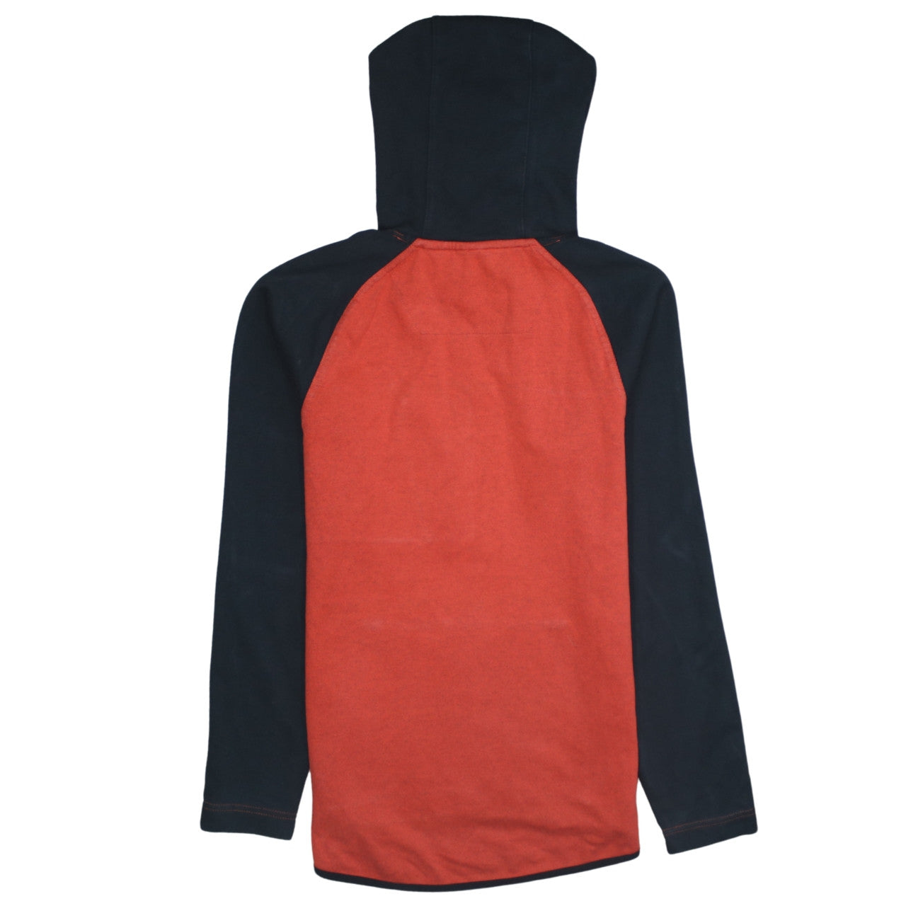 Nike Men's Red & Black Pullover Hoodie Size S with Zip Pocket