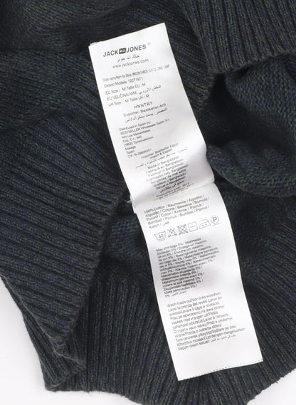 Jack & Jones Originals Men's Blue Cotton Jumper M Crew Neck