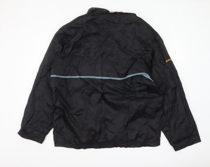 RugbyTech Men's Black 2XL Windbreaker Sports Jacket
