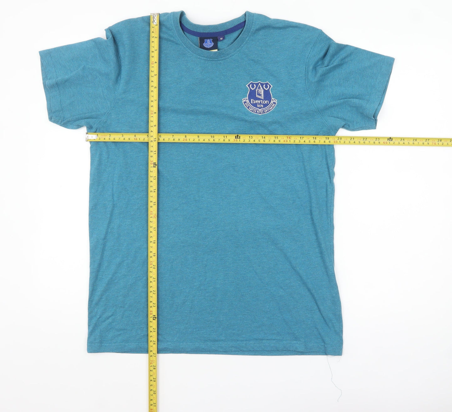 Fanatics Men Blue Everton FC Short Sleeve Crew Neck T-Shirt M