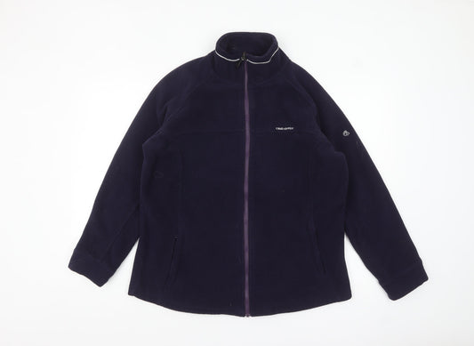 Craghoppers Women's Blue Fleece Full Zip Jacket Size 12