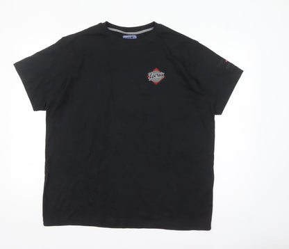 Christian Lacroix Men’s Black Graphic Short Sleeve T-Shirt L