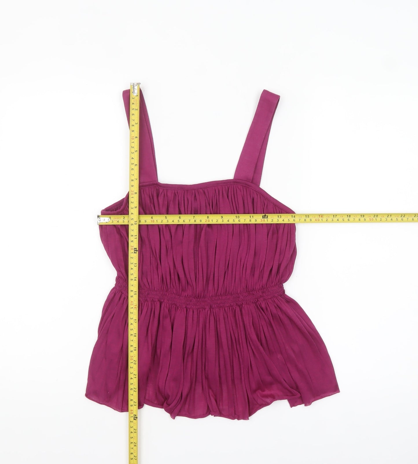 Next Women Purple Camisole Tank Top Size 10 Polyester