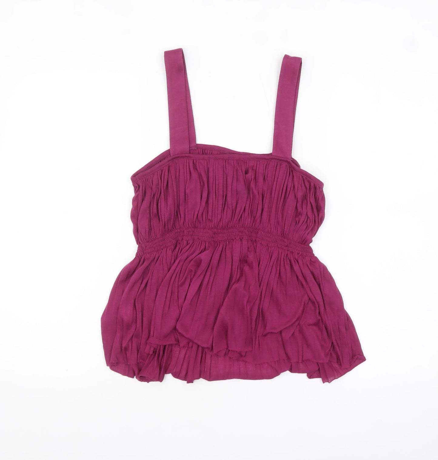 Next Women Purple Camisole Tank Top Size 10 Polyester
