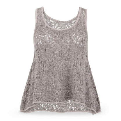 Next Women Beige Crochet Maternity Tank Top Size M