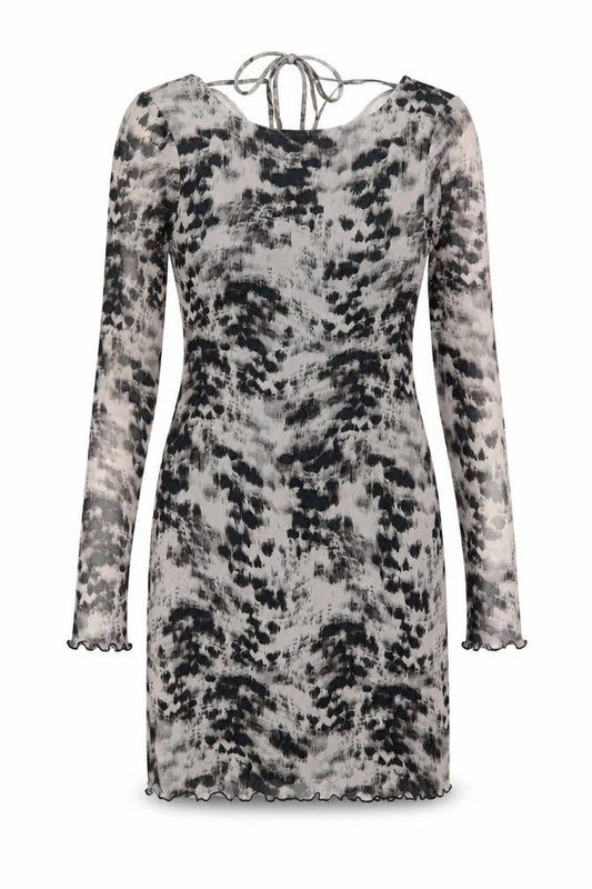 New Look Women's Multicoloured Animal Print Bodycon Dress Size 10