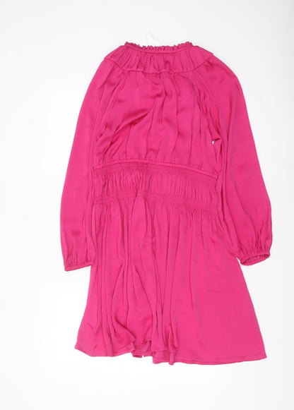 Marks and Spencer Per Una Women's Pink Size 12 Fit & Flare Dress