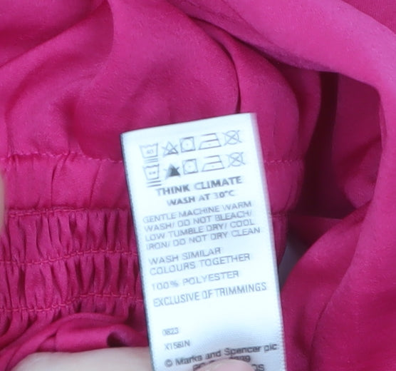 Marks and Spencer Per Una Women's Pink Size 12 Fit & Flare Dress