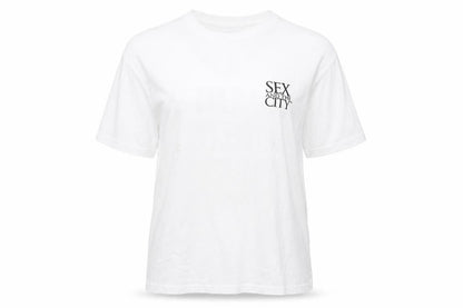 Pull&Bear Women’s White Sex and the City T-Shirt Size S