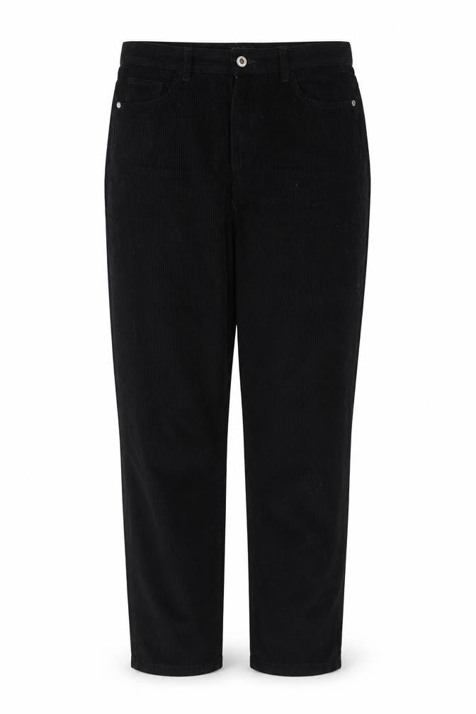 PrettyLittleThing Women's Black Corduroy Chino Trousers Size 12