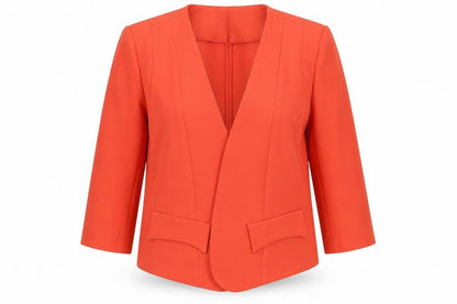 Marc Angelo Women's Orange Size 12 Blazer Jacket