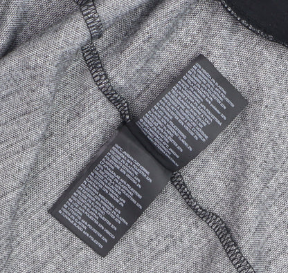 H&M Divided Women's Grey Check Blazer Size M Classic Mid-Length Jacket