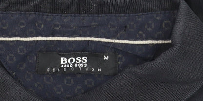 Hugo Boss Selection Men's Black Cotton Short Sleeve Polo M