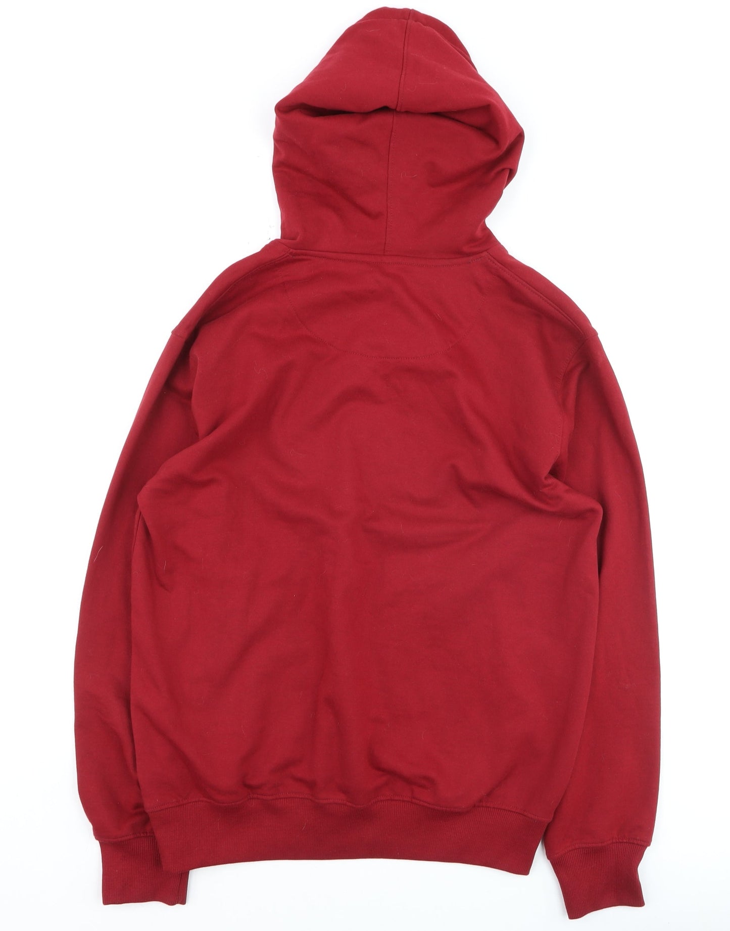 Swagat Proxim Men's Red Pullover Hoodie L Logo Graphic Fleece