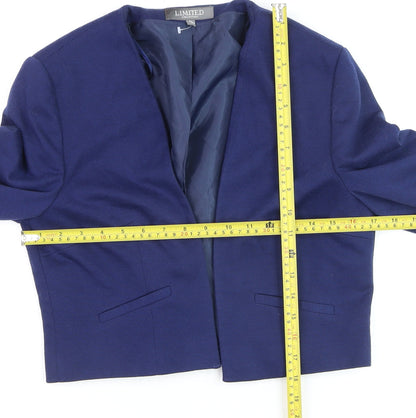 Marks and Spencer Women’s Blue Cropped Blazer Size 12 Slim Fit