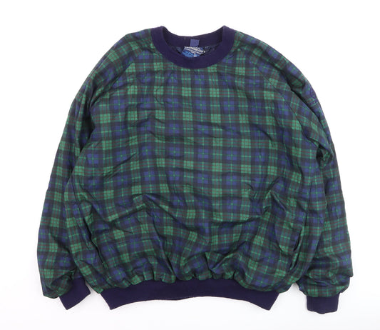 Sunderland Men’s Green Tartan Waterproof Pullover Jumper L