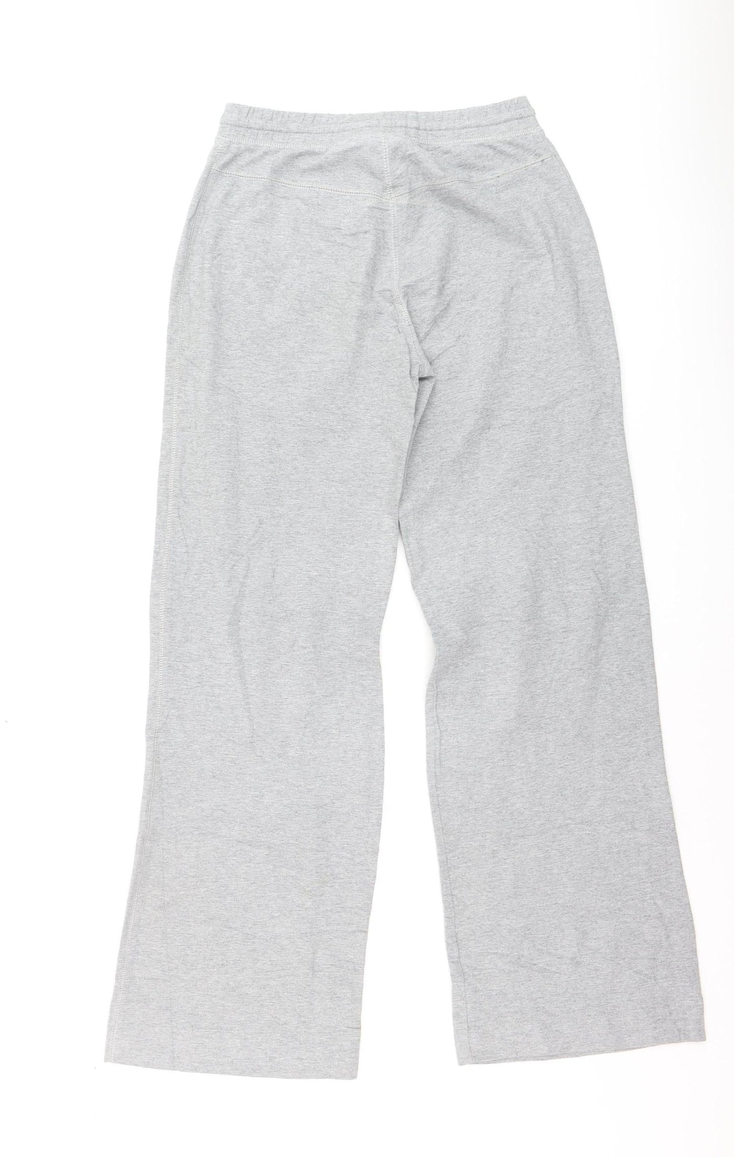 Nike Womens Grey Track Pants Size 8-10 Regular Fit Jersey Trousers