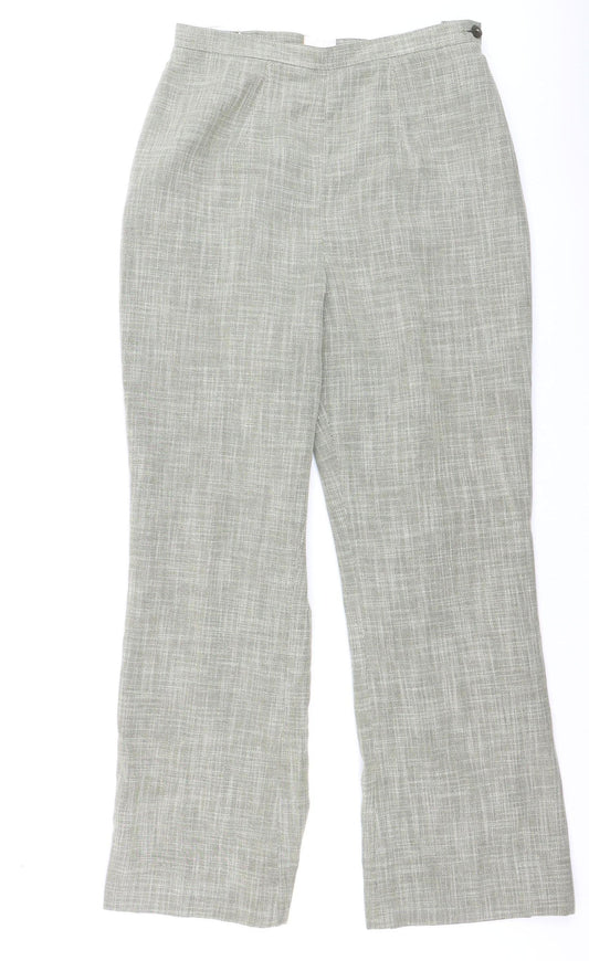 Country Casuals Women’s Grey Linen Blend Dress Pants Size 12