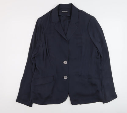 Marks and Spencer Autograph Women's Blue Silk Blazer UK 16