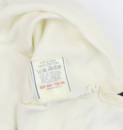 Maine New England Men's Ivory Cotton Polo Shirt Size M