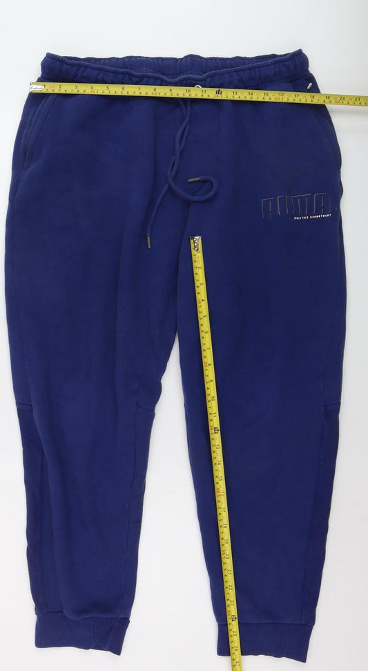 Puma Men's Blue XL Jogger Sweatpants Fleece Active Trousers