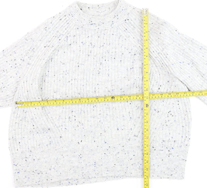 Marks and Spencer Men's Grey Chunky Knit Pullover Jumper M
