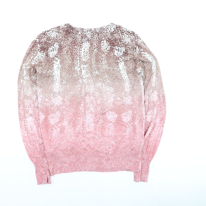 Next Women’s Pink Animal Print Pullover Jumper XS