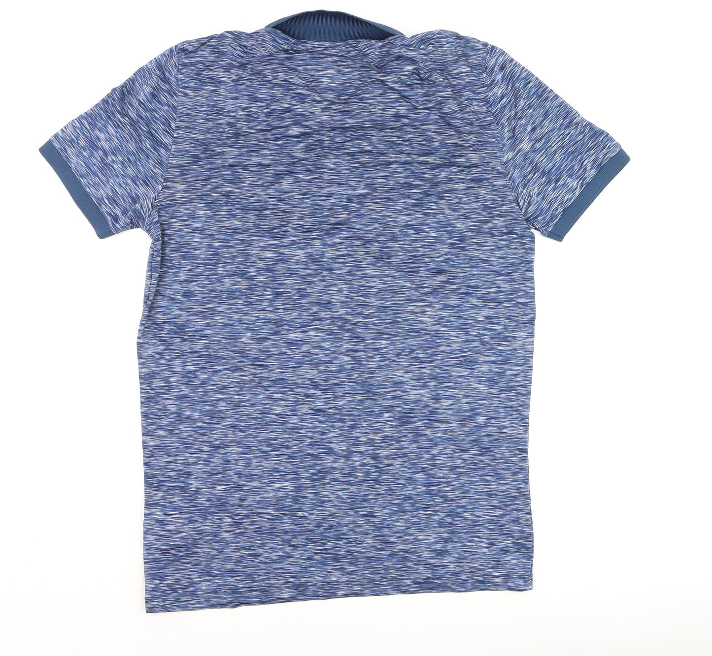 McKenzie Men's Blue Regular Fit Short Sleeve Polo Shirt Size S