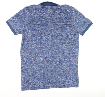 McKenzie Men's Blue Regular Fit Short Sleeve Polo Shirt Size S