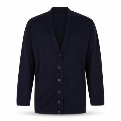 Country Casuals Men's Black Wool Blend Button Cardigan M