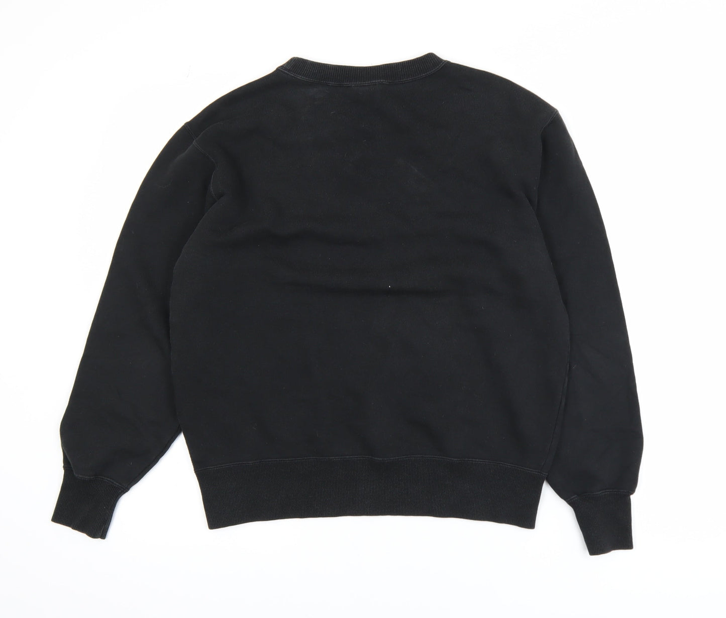 Champion Men's Black Medium Pullover Sweatshirt with Logo