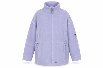Walk About Women Purple Fleece Full Zip Jacket Size 10 Activewear
