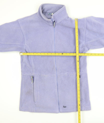 Walk About Women Purple Fleece Full Zip Jacket Size 10 Activewear