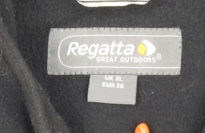 Regatta Men’s Black Fleece Full Zip Jacket XL Outdoor Walking