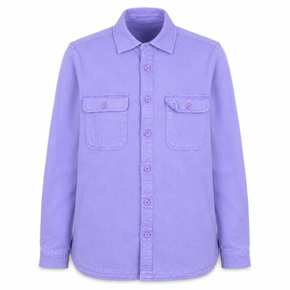 ASOS DESIGN Women Purple Cotton Bee Embroidered Jacket M