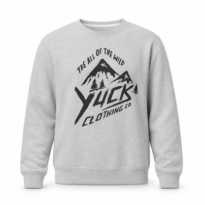 Yuck Clothing Co. Men's Grey Small Pullover Sweatshirt