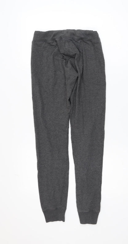 Jack Wills Women Grey Jogger Sweatpants UK 6 Cotton Blend Casual Trousers
