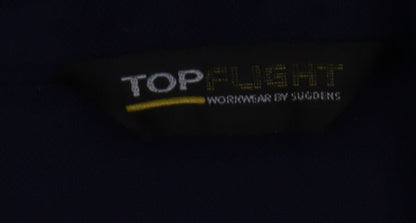 Top Flight Men’s Blue XL Workwear Jacket with Zip Pockets