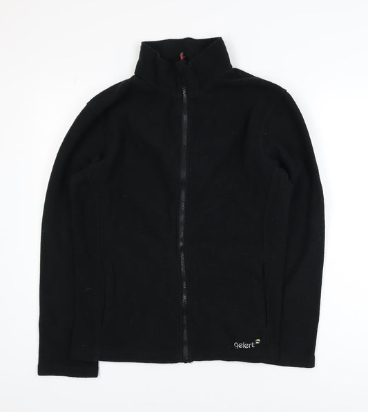 Gelert Men's Black Fleece Full Zip Jacket Size L Outdoor Hiking Top